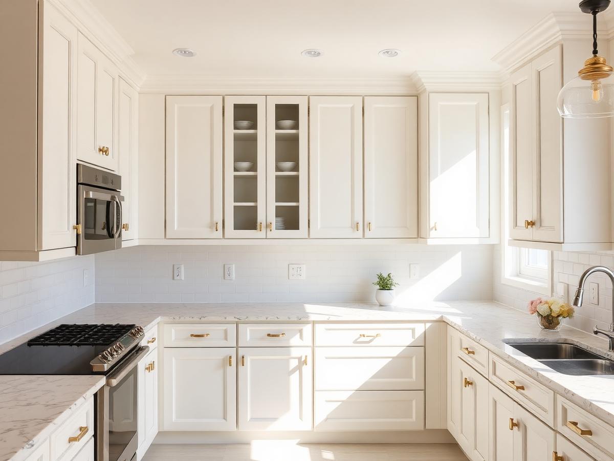 Cabinet painting project near New England